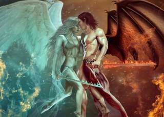 Image for the poem Angels Vs Demons