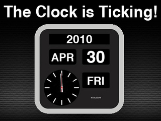 Image for the poem The Clock Is Ticking..