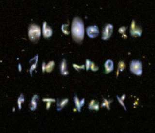 Image for the poem Galaxy Alphabet