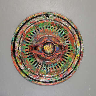 Image for the poem Hubcap Series #4 