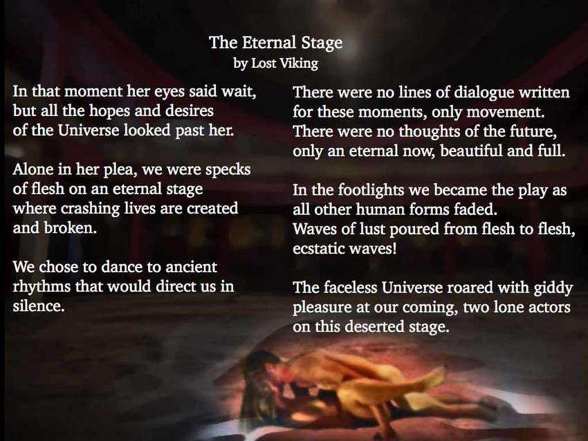 Visual Poem The Eternal Stage