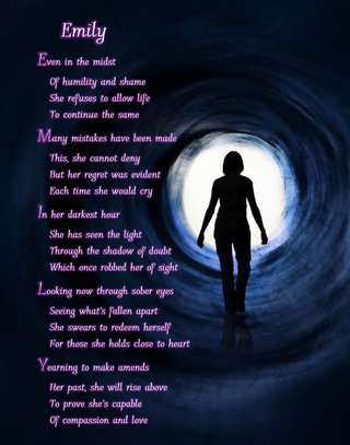 Image for the poem Emily