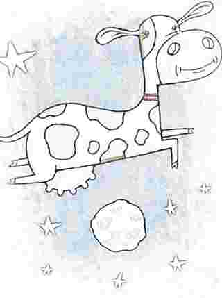 Image for the poem Blue Cow Delight