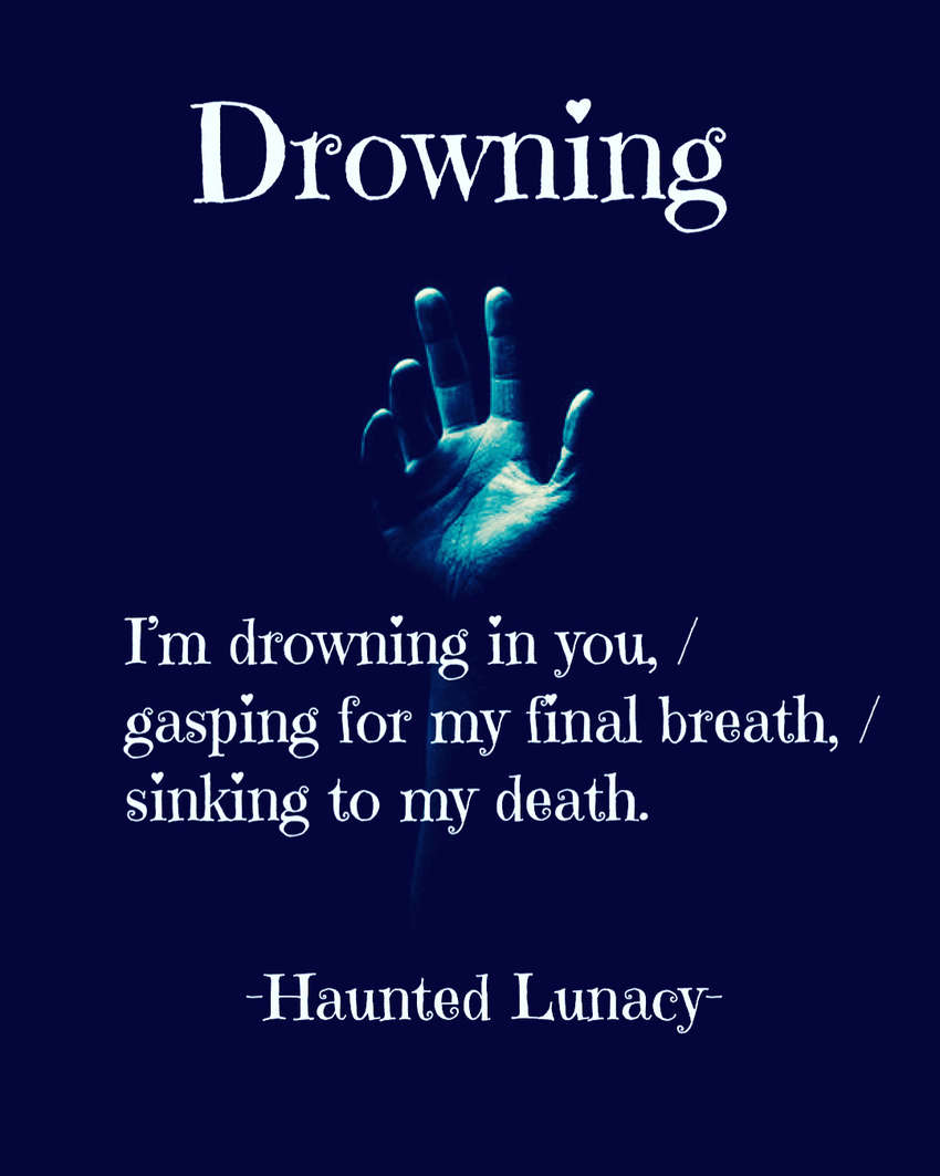 Visual Poem Drowning