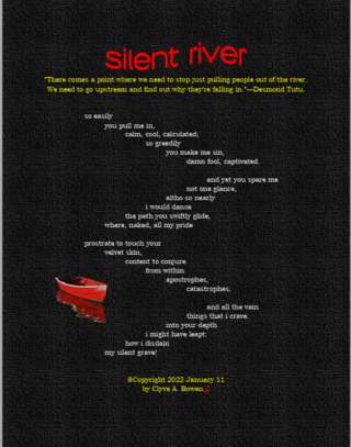 Image for the poem silent river