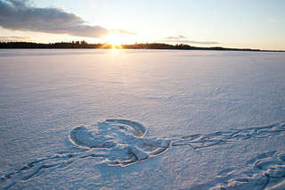 Image for the poem Snow Angels