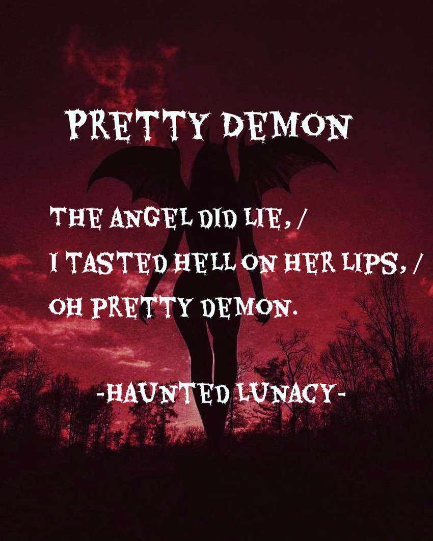 Visual Poem Pretty Demon 