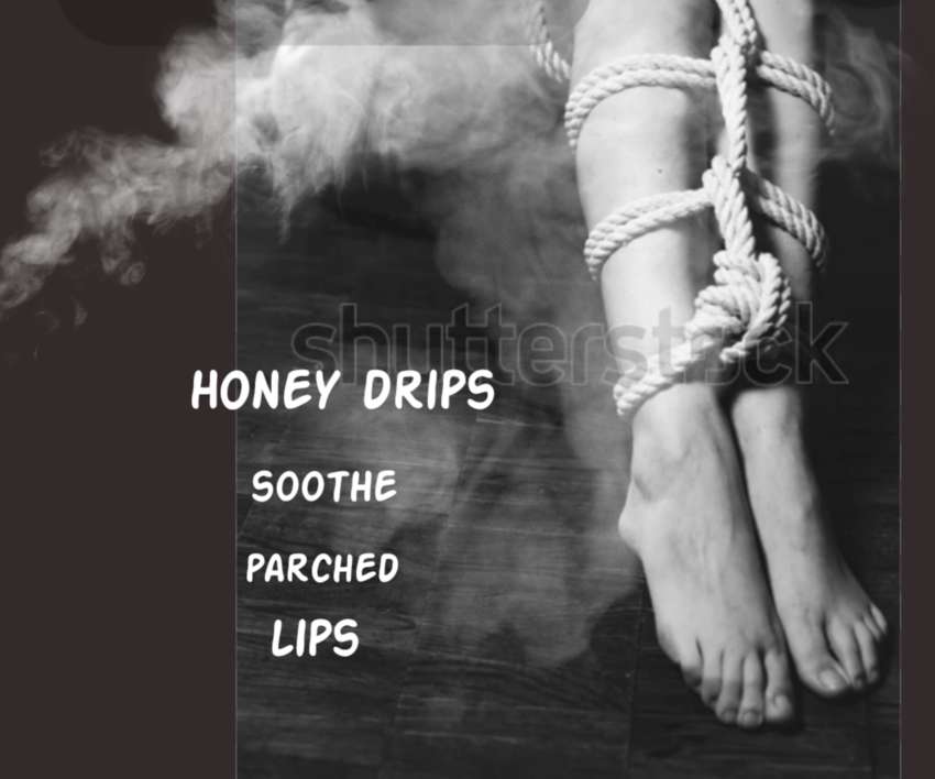 Visual Poem Honey drips 