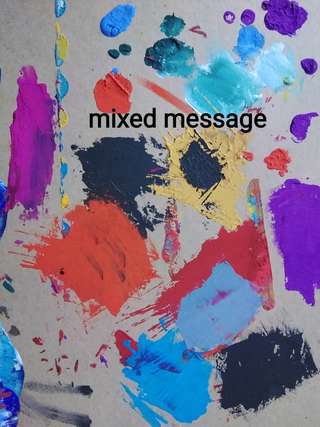 Image for the poem Mixed Message 