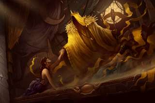 Image for the poem Yellow King, Red Queen