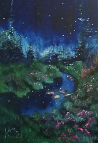 Image for the poem Sweetly and Starry Night