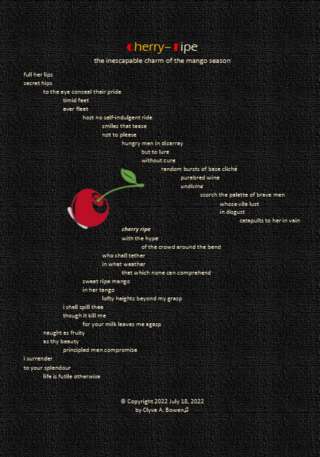 Image for the poem cherry-ripe     