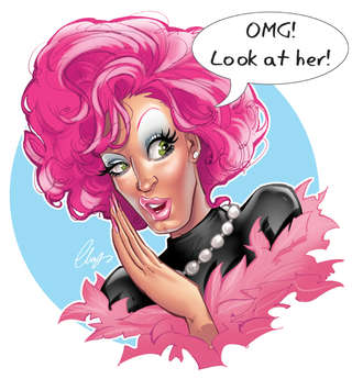 Image for the poem Redneck Drag Queen