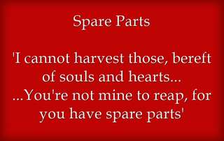 Image for the poem Spare Parts