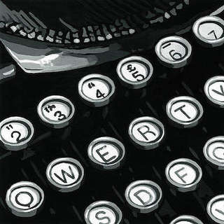 Image for the poem Swinging Typewriter Key