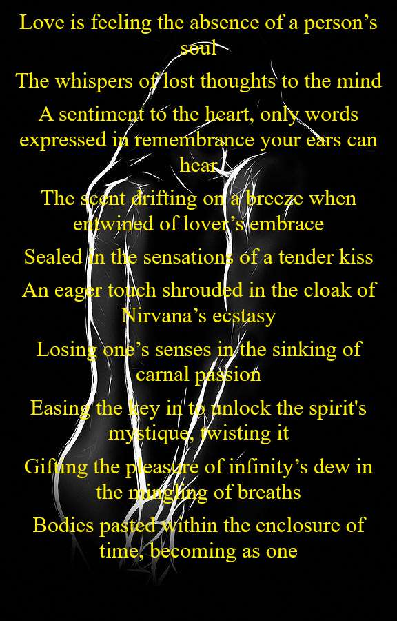 Visual Poem Feeling Him Across The Divine Of Time
