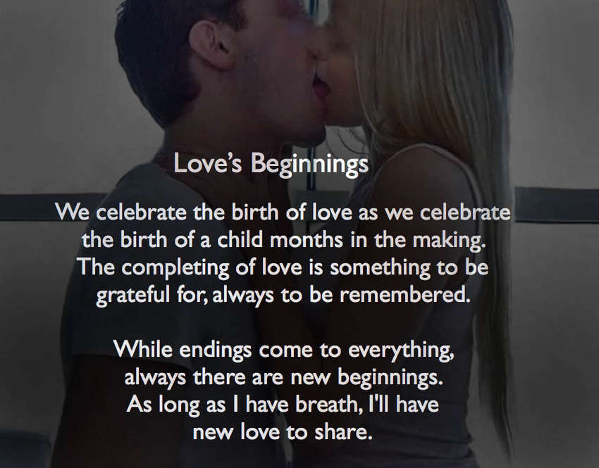 Love's Beginnings