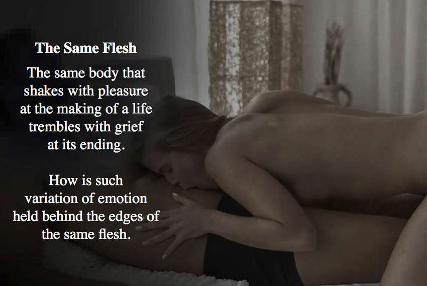 Visual Poem The Same Flesh