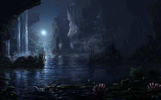 Image for the poem Midnight River