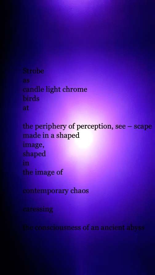 Visual Poem Contemporary Chaaos