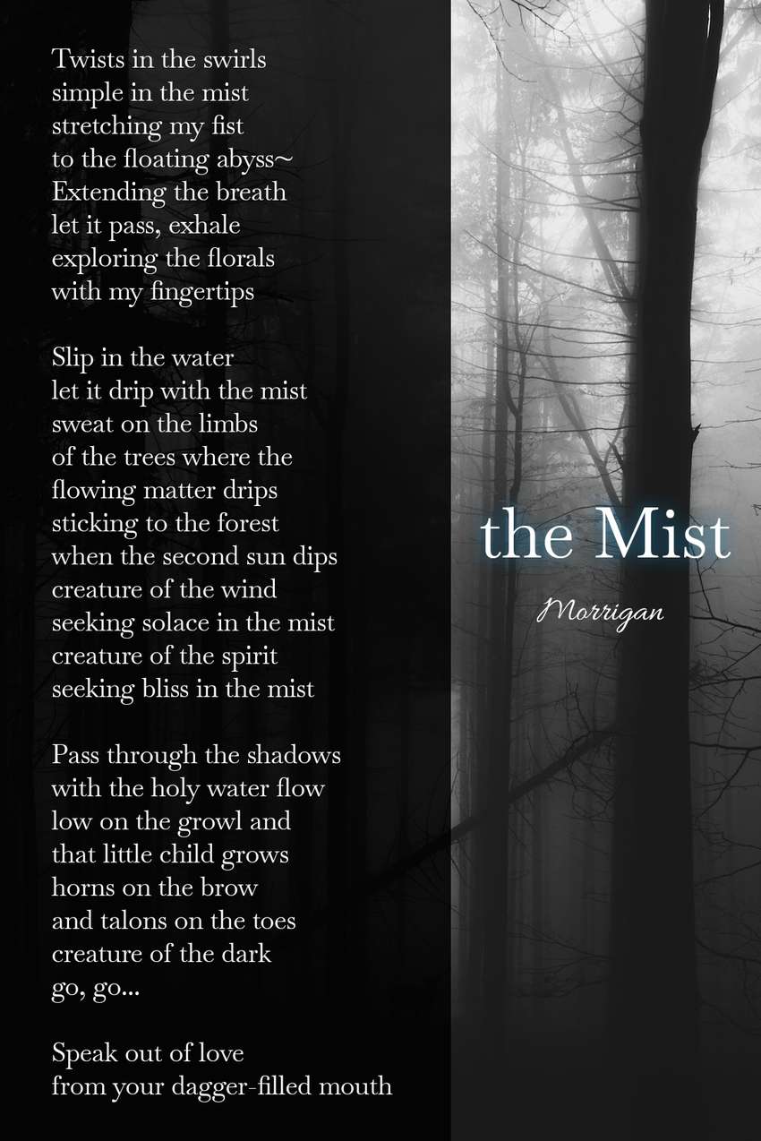 Visual Poem the Mist