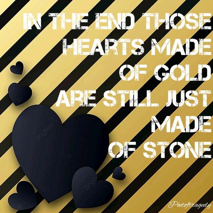 Visual Poem Heart of gold 