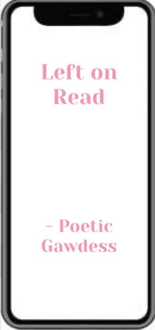 Image for the poem Left on Read