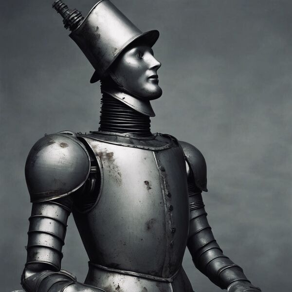 Image for the poem Tin man