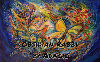 Image for the poem Obsidian Rabbi 