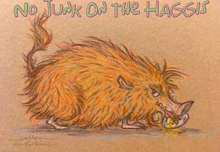 Image for the poem No Junk On The Haggis