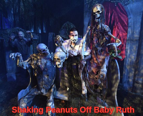 Image for the poem Shaking Peanut Off Baby Ruth