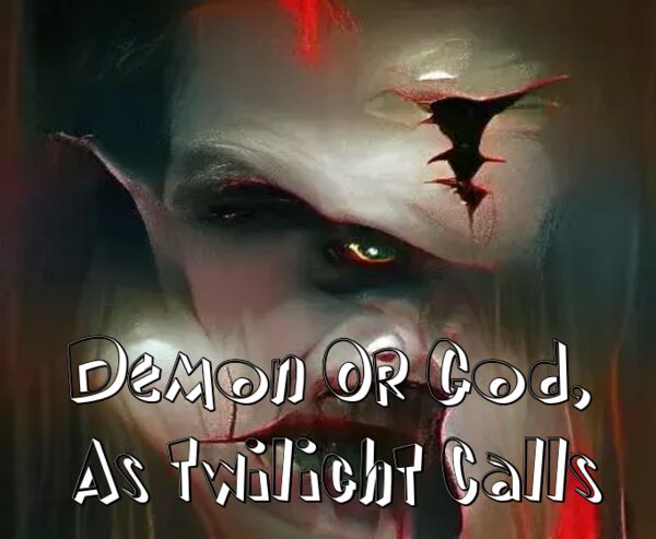 Image for the poem Demon Or God As Twilight Calls