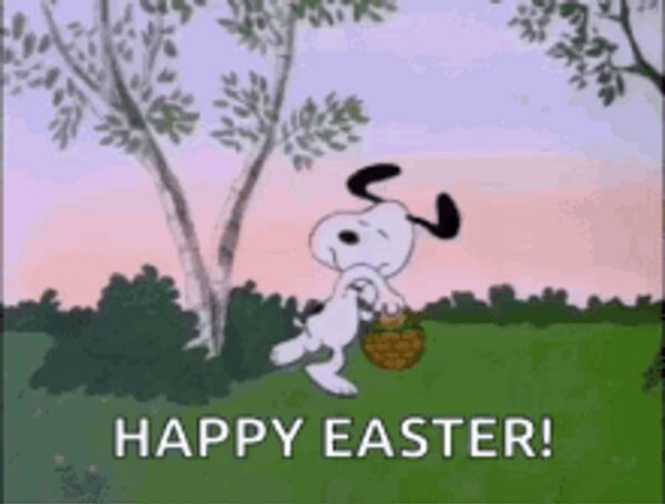 Image for the poem A Happy Holiday From The Easter Beagle