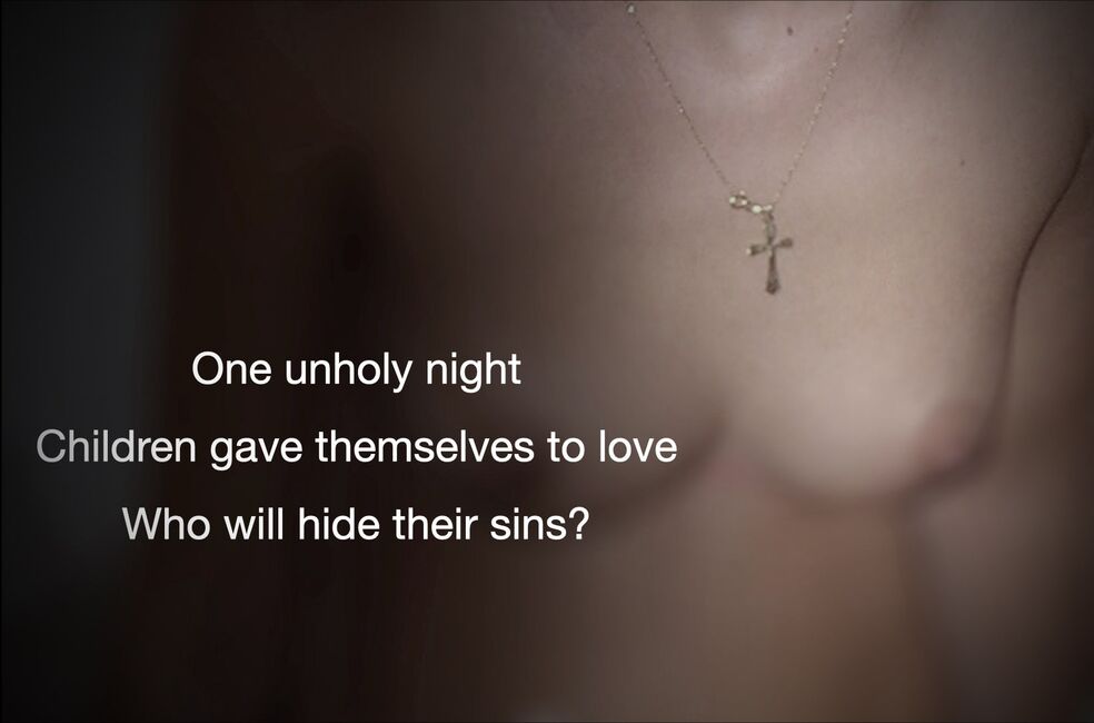 Visual Poem One Unholy Night