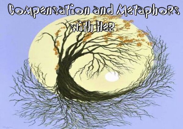 Image for the poem Compensation and Metaphors - with Her