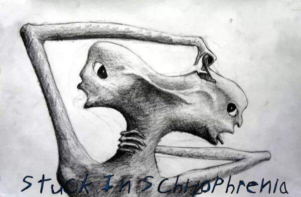 Image for the poem Stuck In Schizophrenia