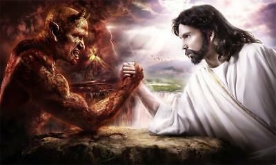 Image for the poem Jesus VS Lucifer 