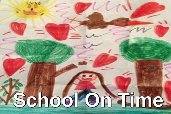 Image for the poem School On Time