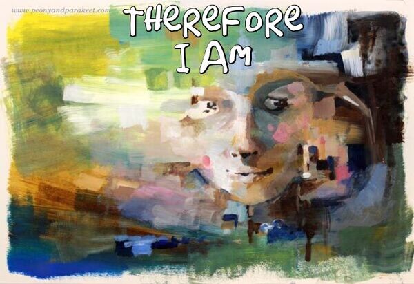 Image for the poem Therefore I Am 