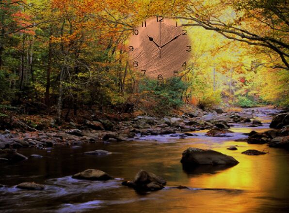 Image for the poem time and the river