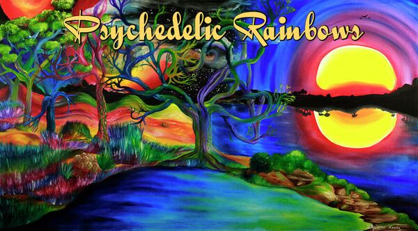 Image for the poem Psychedelic Rainbows - Deliabear