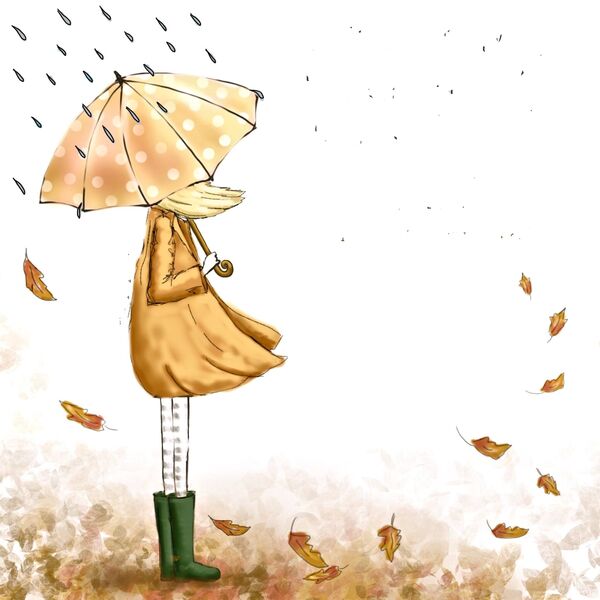 Image for the poem umbrella rain