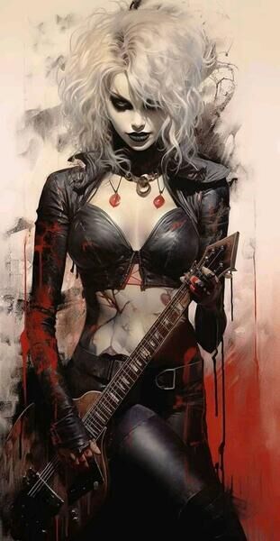 Image for the poem Harley Quinn The New Heavy Metal Queen