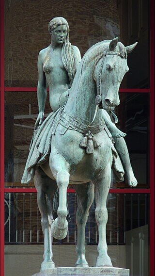 Image for the poem I SAW HER RIDE (LADY GODIVA BY PEEPING TOM)