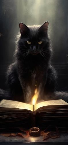 Image for the poem Black Cat Magic (Rebel)