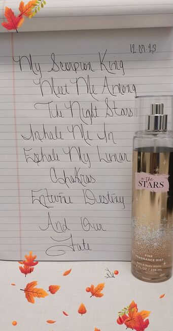 Image for the poem Scented Love Letter (In The Stars)