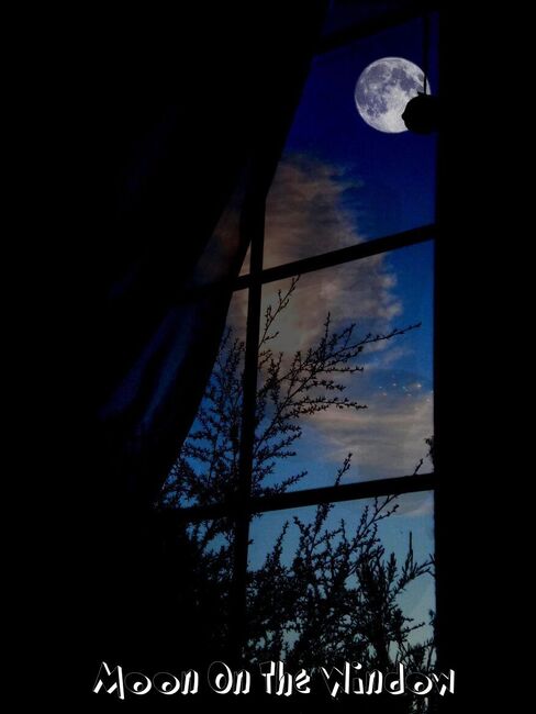 Image for the poem Moon On The Window