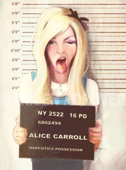 Image for the poem Alice Has Been Arrested By The Cops