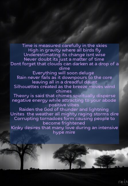 Visual Poem "Thunderstruck: Echoes of Electric Verse"
