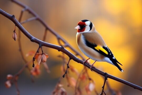 Image for the poem The Morning Goldfinch